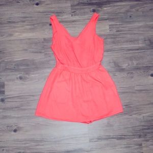 MATERIAL GIRL romper skort (Coral)